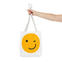 Smiley Face Tote Bag - Fun and Cheerful Everyday Accessory