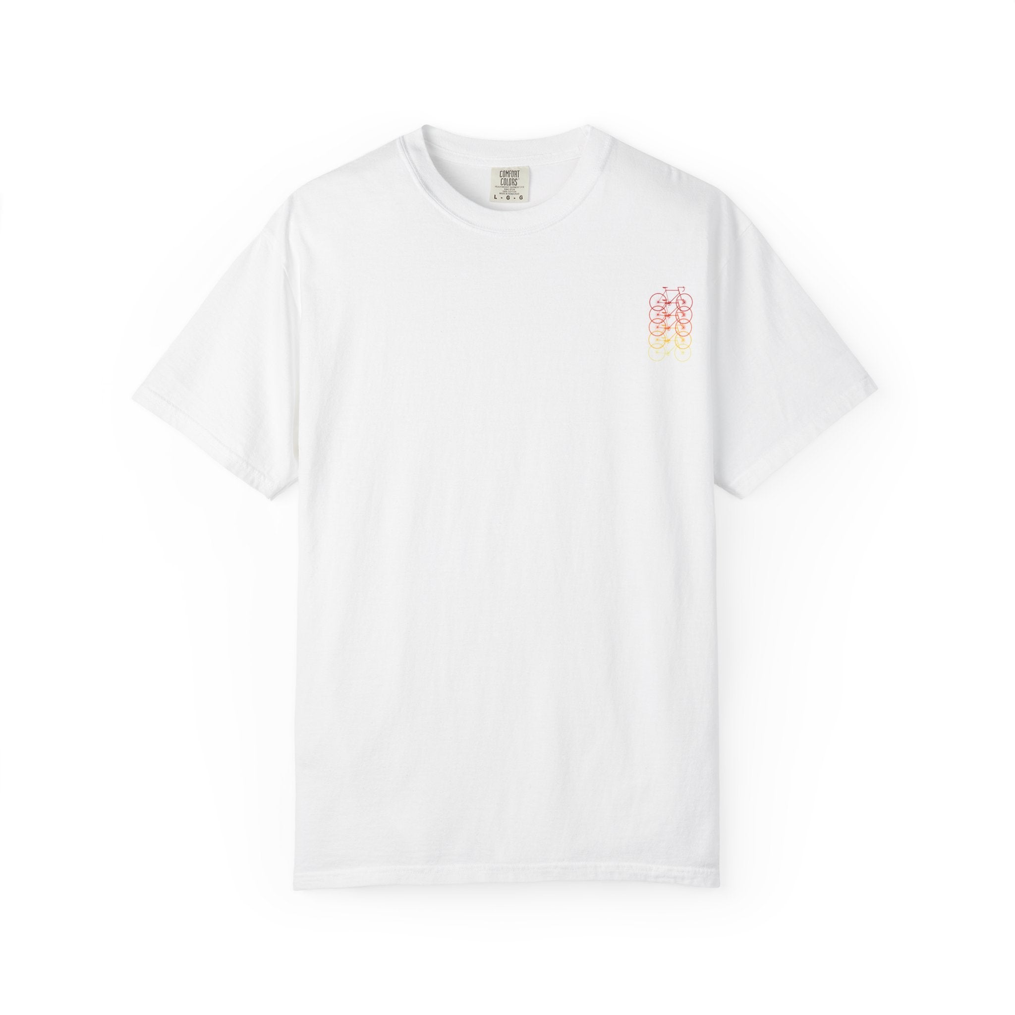 Gradient Bicycle Unisex T-Shirt - Perfect for Cycling Enthusiasts