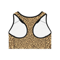 Leopard Print Sports Bra for Active Lifestyles