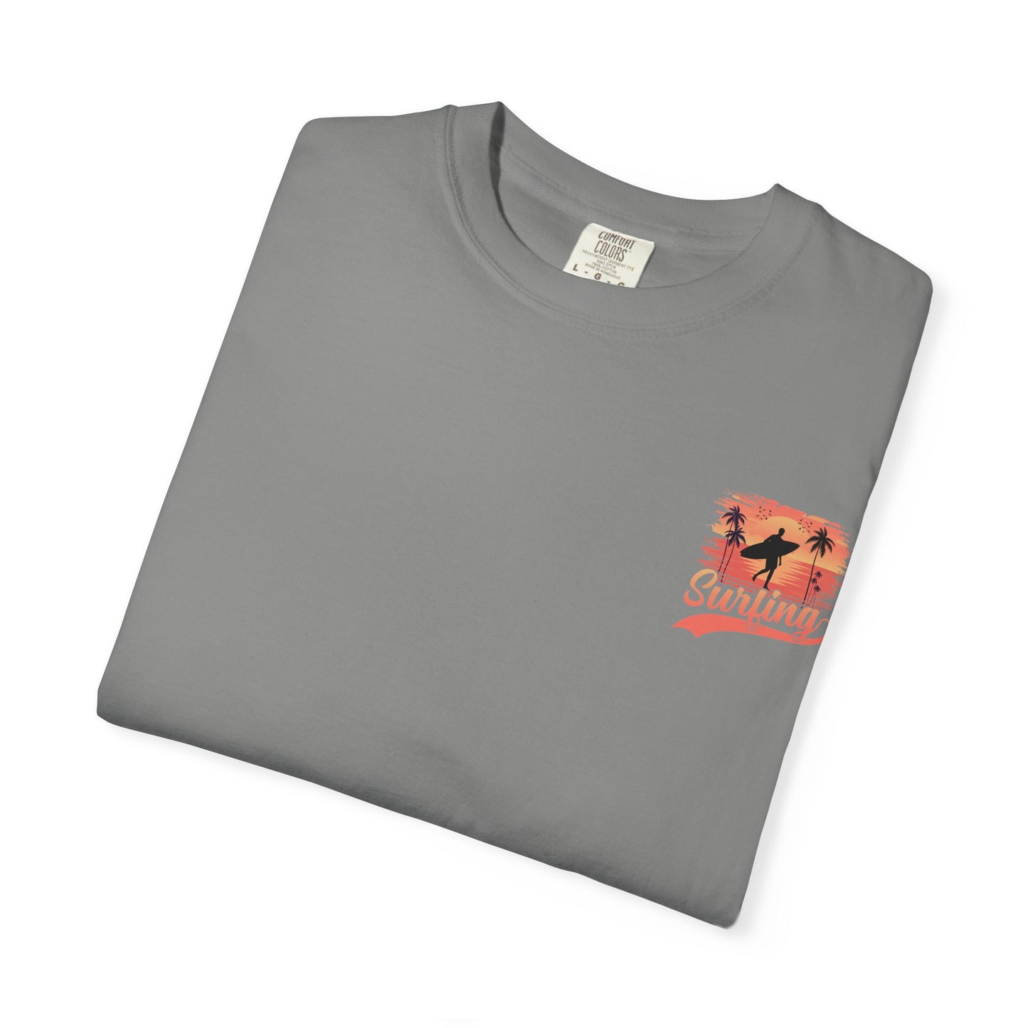 Surfing Paradise Unisex T-Shirt, Casual Beach Wear, Summer Vibes, Gift for Surfers, Vacation Outfit