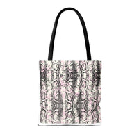 Elegant Python Print Tote Bag - Stylish and Trendy Carryall for Everyday Use