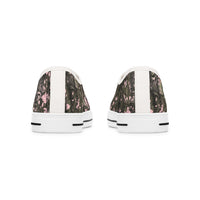 Stylish Floral Low Top Sneakers for Women - Trendy Casual Footwear