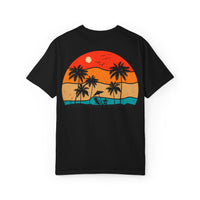 Sunset Vibe Unisex T-Shirt - Tropical Paradise Design