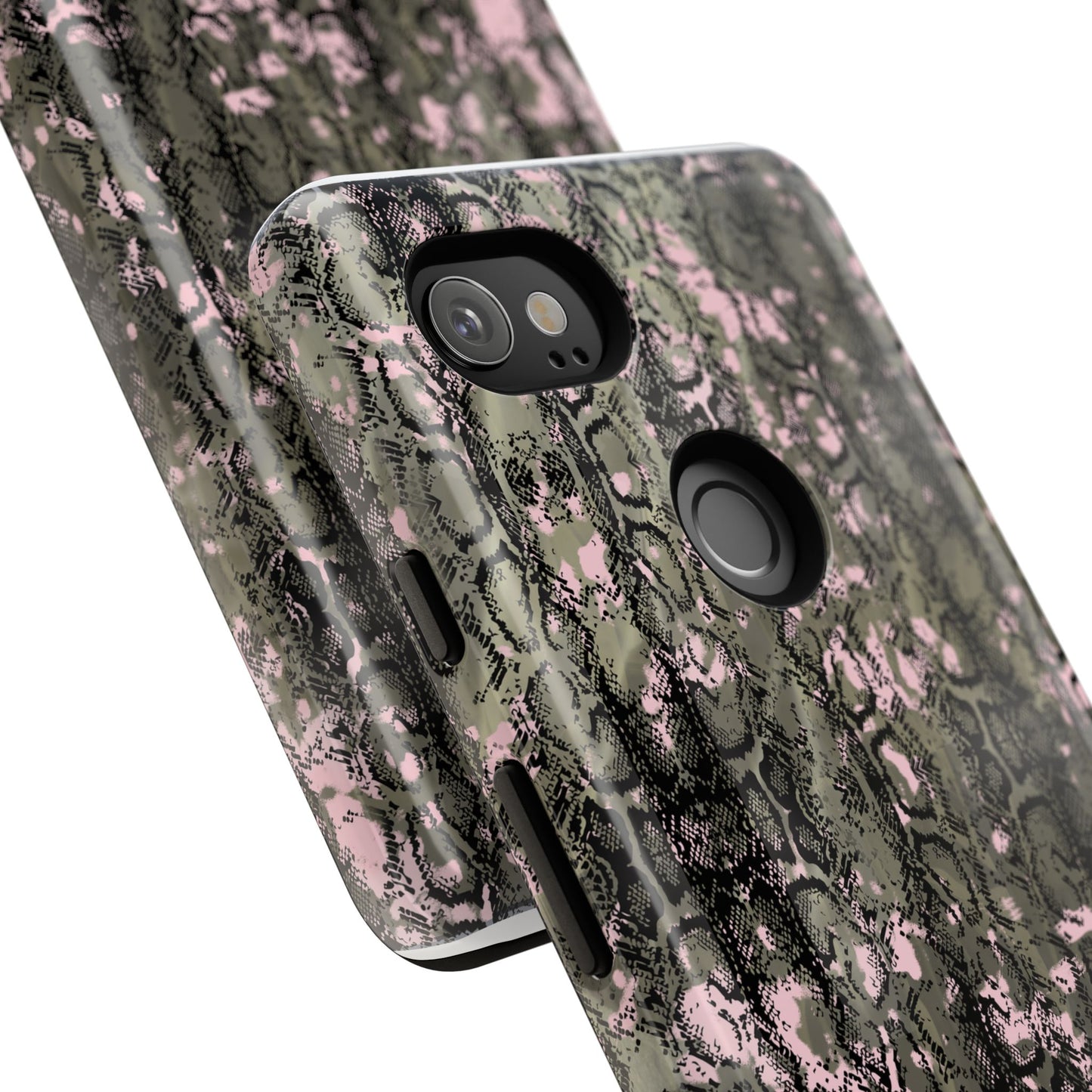 Camo Snake Pattern Phone Case – Rugged Protection Meets Bold Style  Turn heads while protecting your phone with this fierce camo snake pattern case—where urban edge meets outdoor grit.