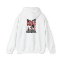 Military Supporter Hoodie, Patriotic Sweatshirt, Independence Day Gift, Veteran Clothing, USA Flag Apparel