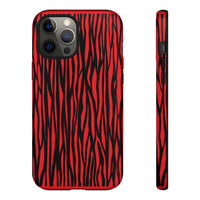 Bold Zebra Print Phone Case - Tough Protection for Trendsetters