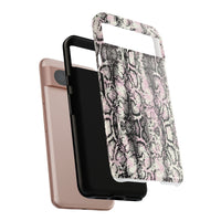 Stylish Snake Print Phone Case – Trendy Design, Tough Protection  Make a bold fashion statement while keeping your phone safe with this sleek and durable snake print case.