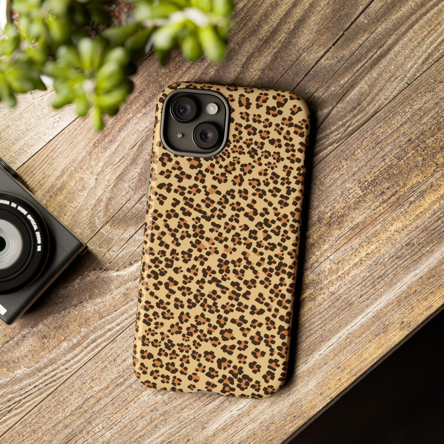Wild Leopard Print Phone Case - Stylish & Durable Protection
