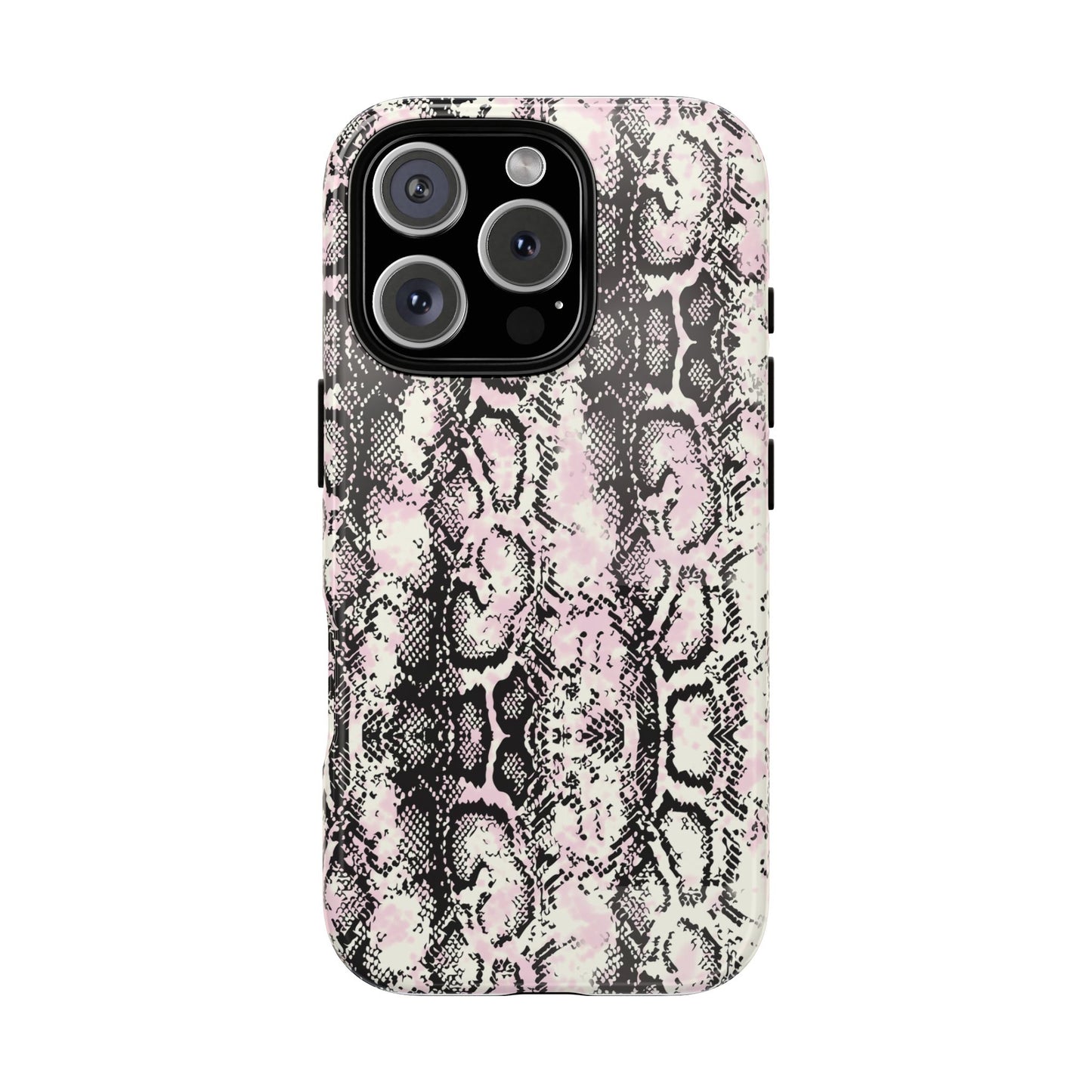 Stylish Snake Print Phone Case – Trendy Design, Tough Protection  Make a bold fashion statement while keeping your phone safe with this sleek and durable snake print case.