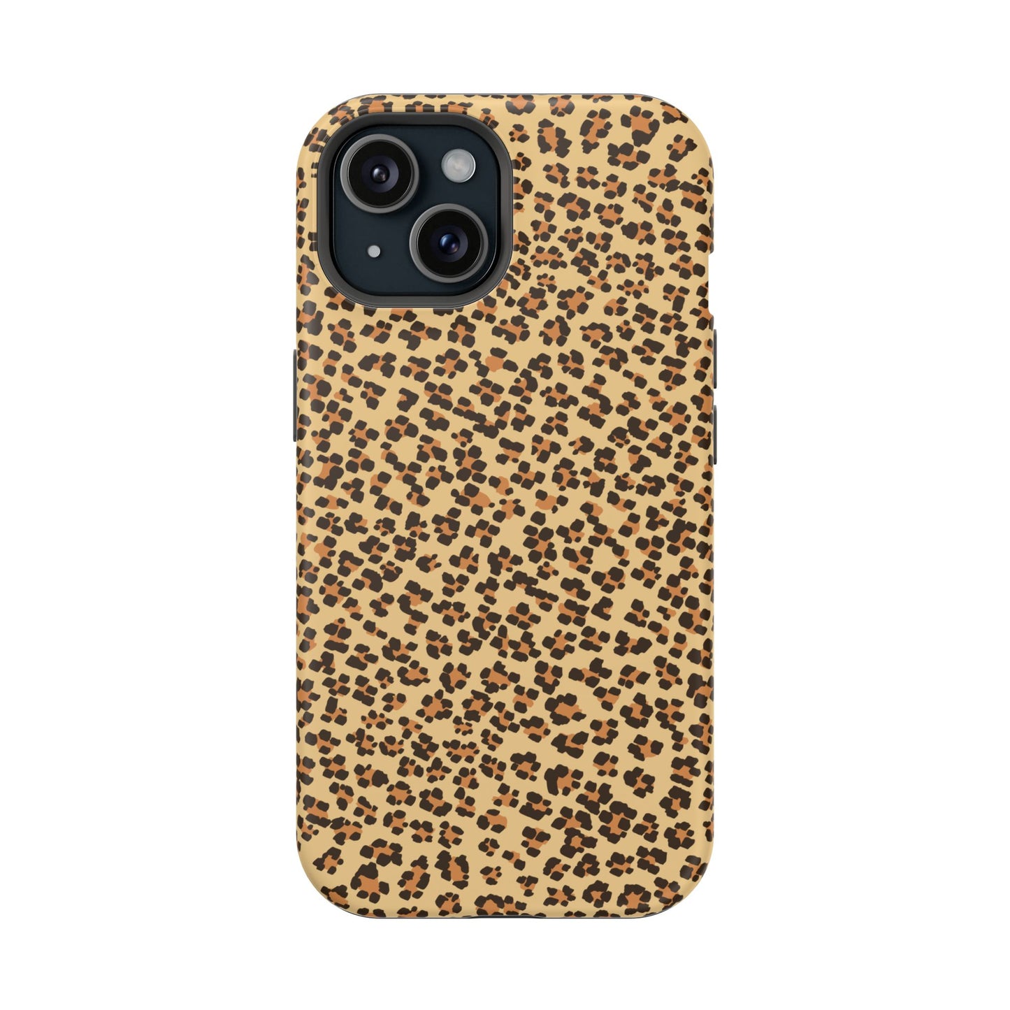 Leopard Print Magnetic Tough Case for iPhone – Bold Style, Rugged Protection  Make a fierce statement while keeping your iPhone safe with this stylish and durable magnetic tough case featuring a trendy leopard print design.