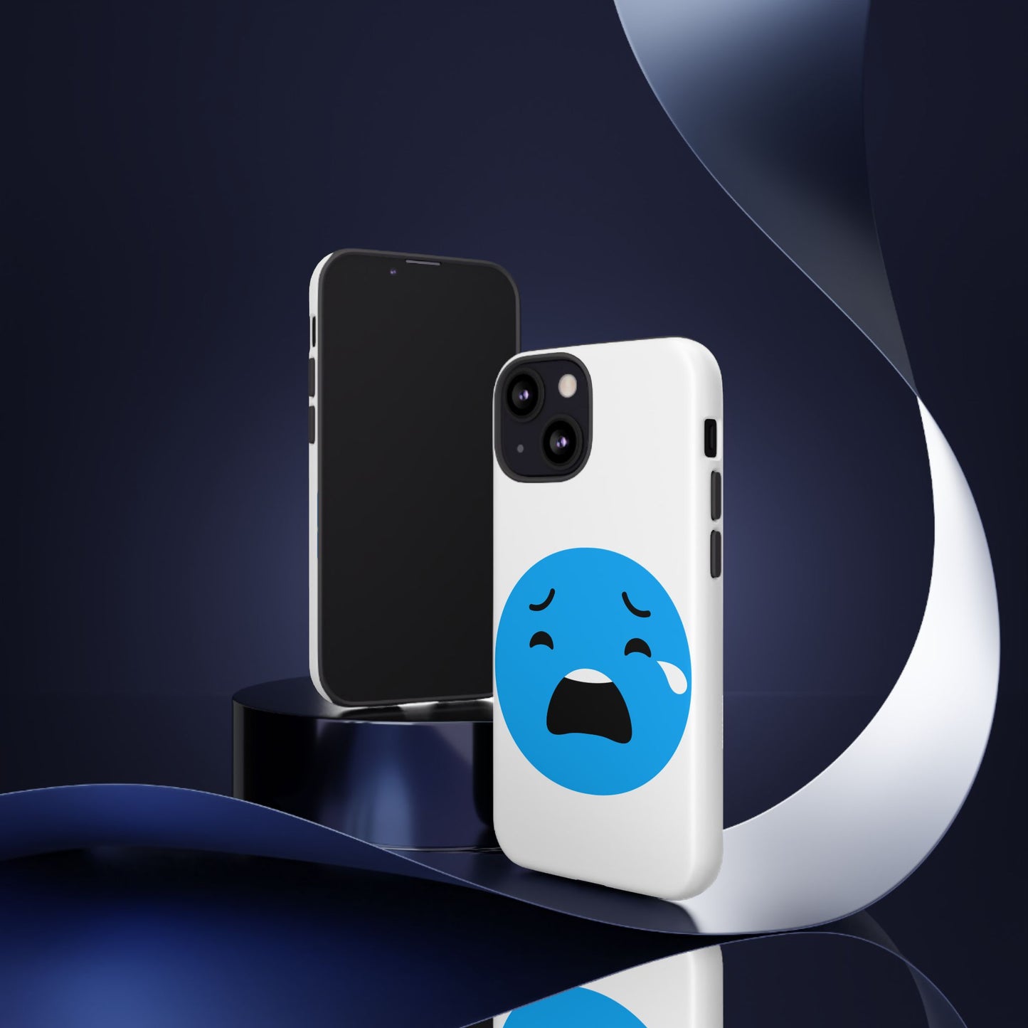 Funny Sad Face Phone Case - Tough and Stylish