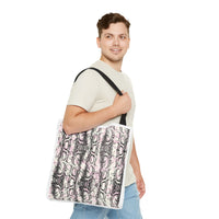 Elegant Python Print Tote Bag - Stylish and Trendy Carryall for Everyday Use