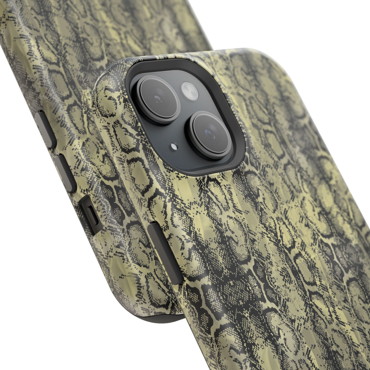 Stylish Snake Skin Magnetic Tough Case - Durable Protection for Your Phone