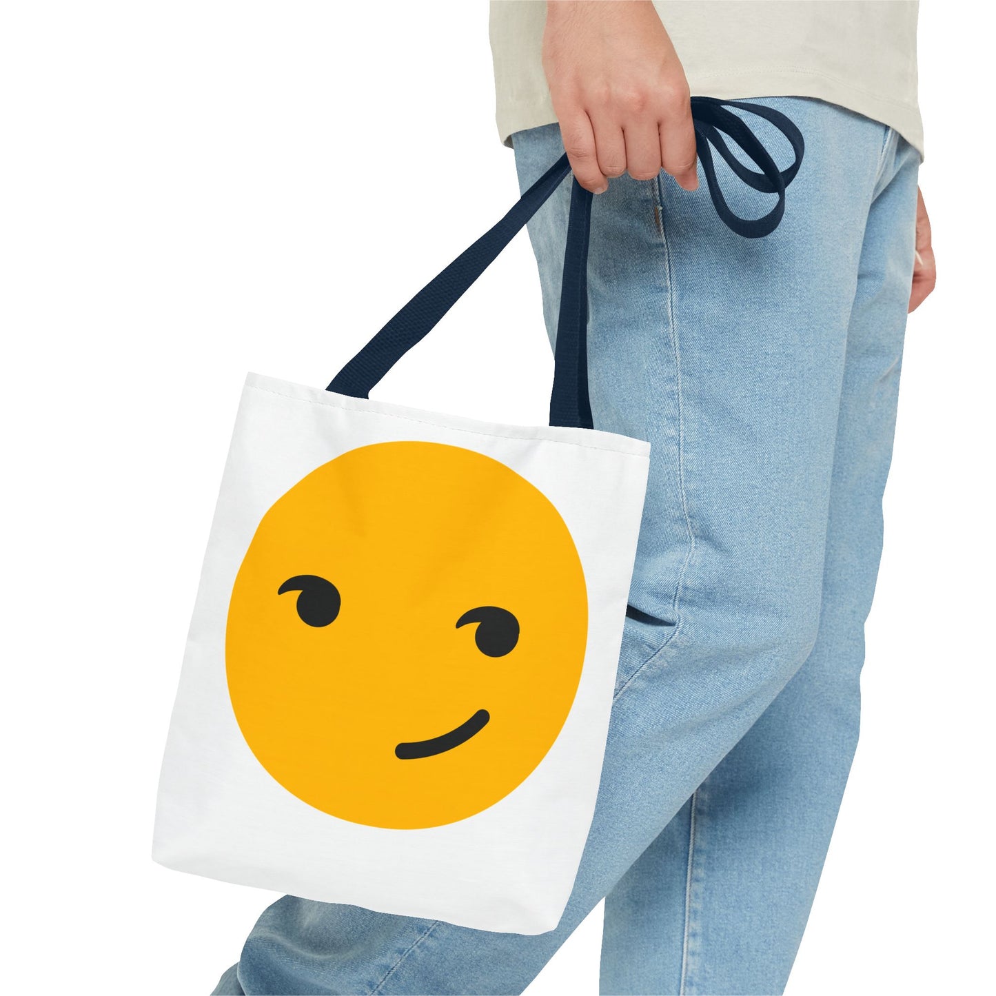 Playful Smiley Tote Bag - Cute and Fun Design for Everyday Use