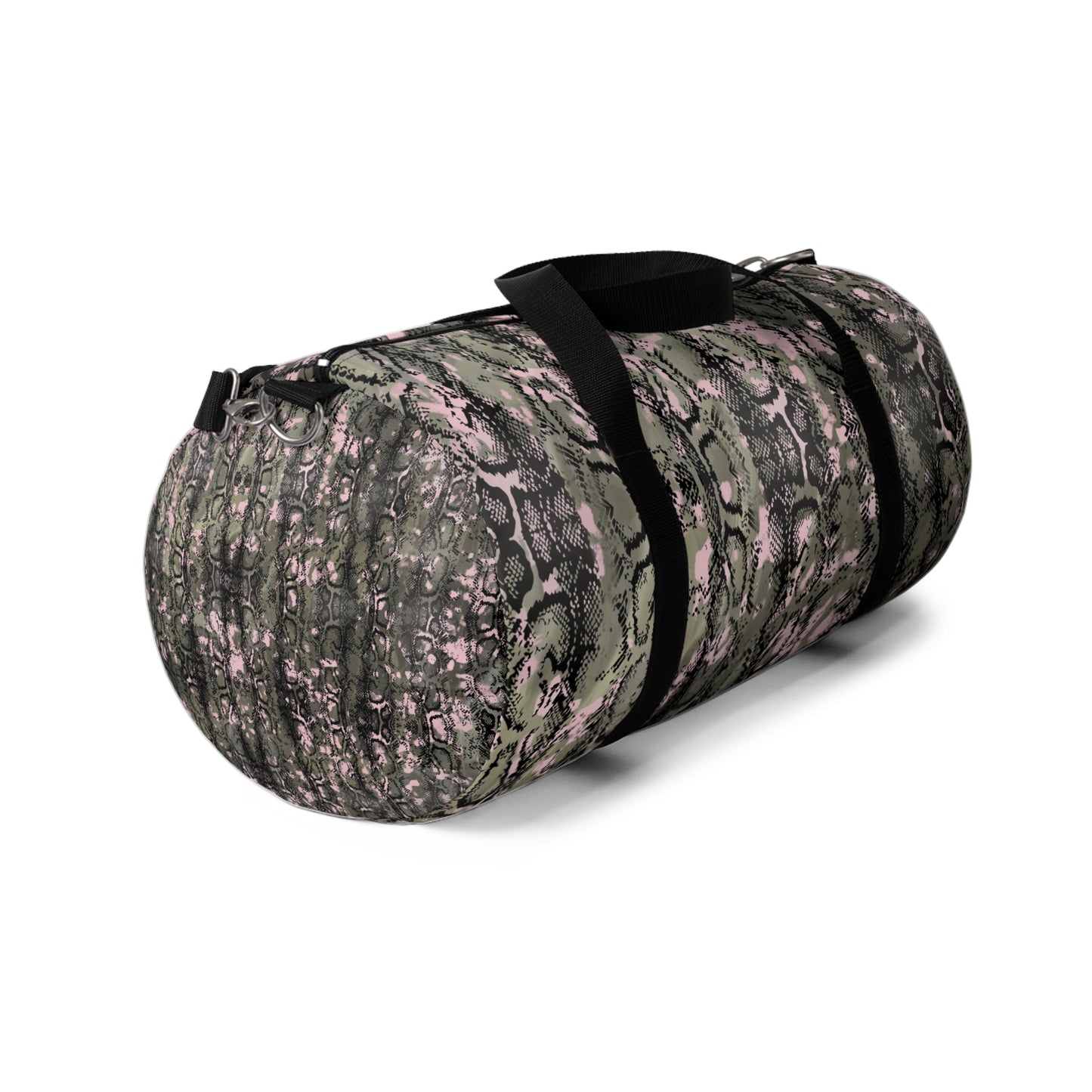 Stylish Snake Print Duffel Bag - Perfect for Gym or Travel