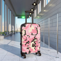 Stylish Camo Pink Suitcase for Fashionable Travel