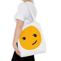 Playful Smiley Tote Bag - Cute and Fun Design for Everyday Use