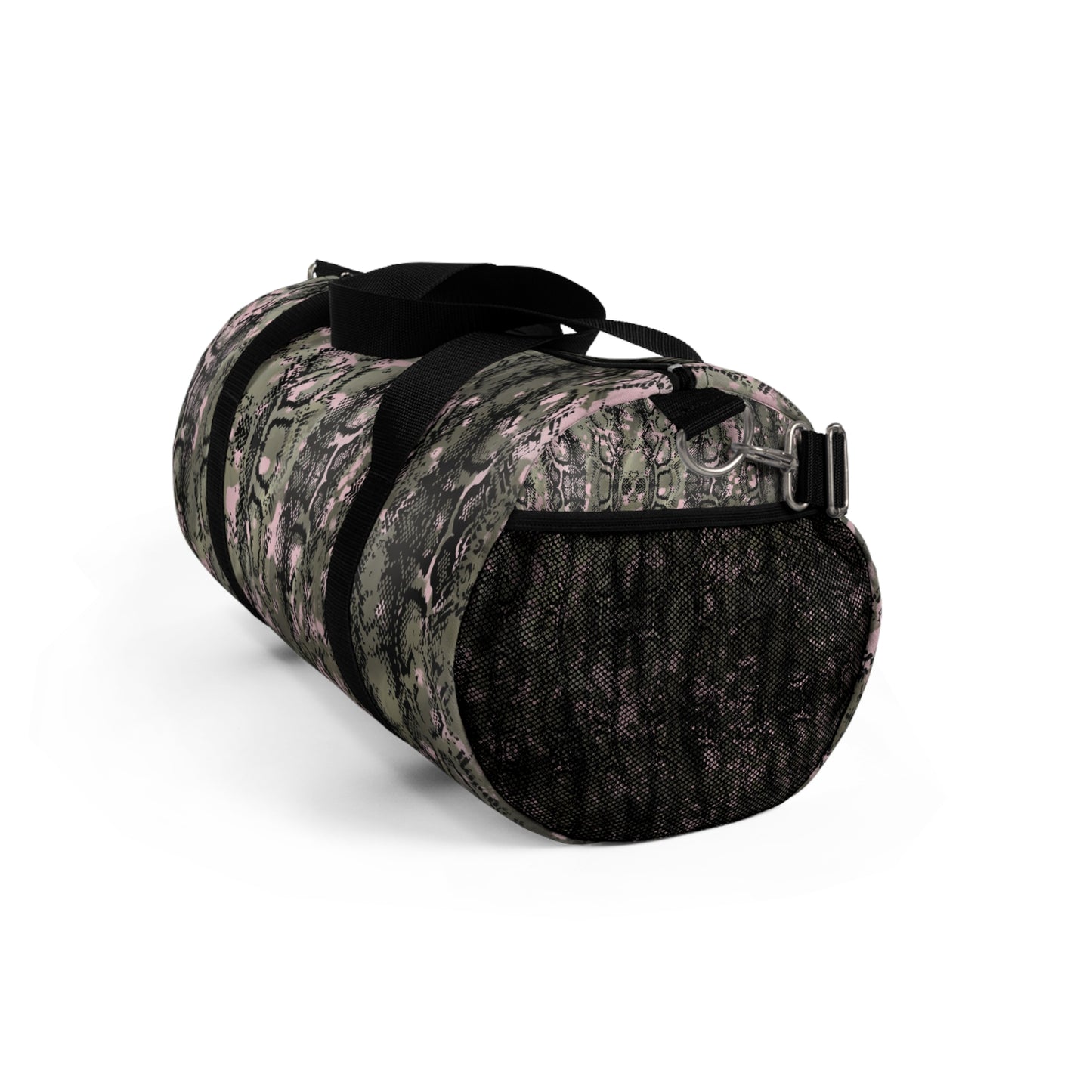 Stylish Snake Print Duffel Bag - Perfect for Gym or Travel