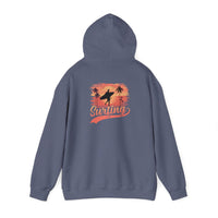 Surfing Vibes Hooded Sweatshirt, Beachwear, Gift for Surfers, Summer Fashion, Casual Wear, Coastal Style