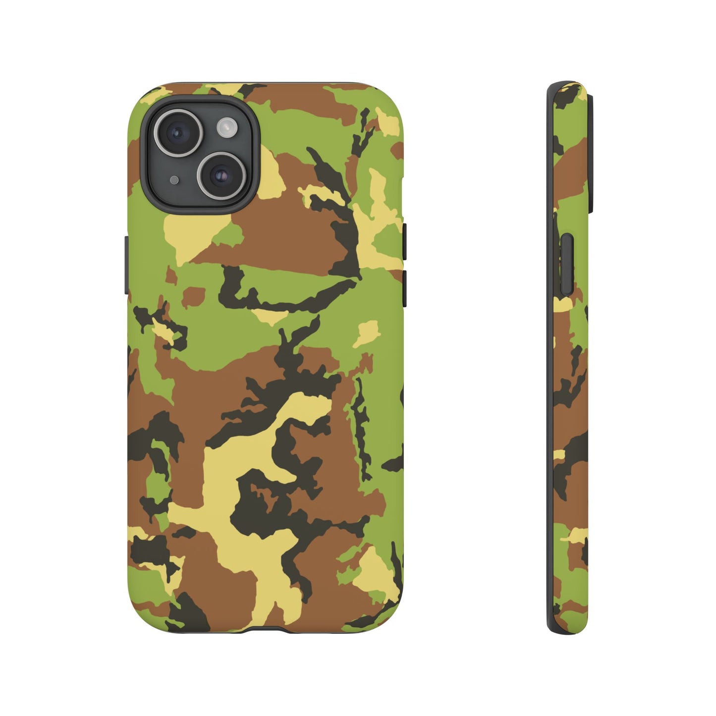 Camo Tough Phone Case - Durable Military Style Cover for Adventure Lovers