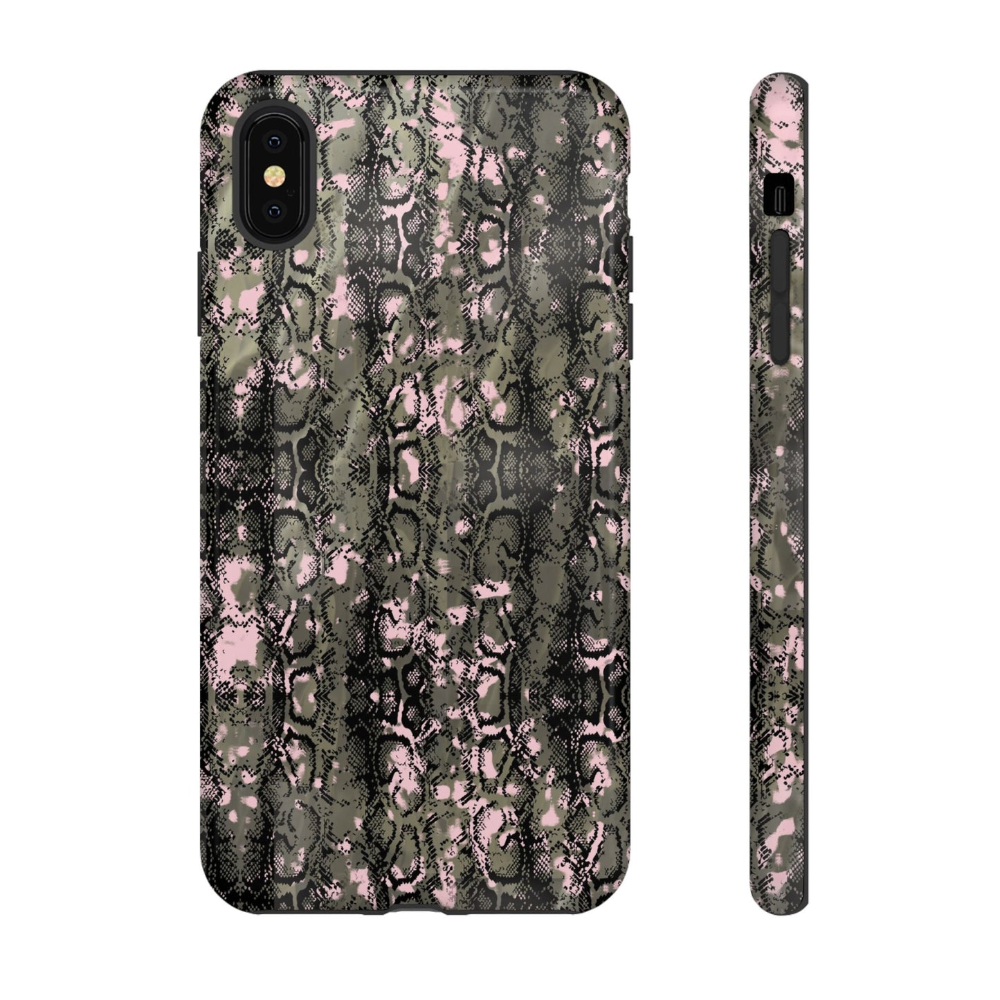 Stylish Snake Print Phone Case for Tough Protection