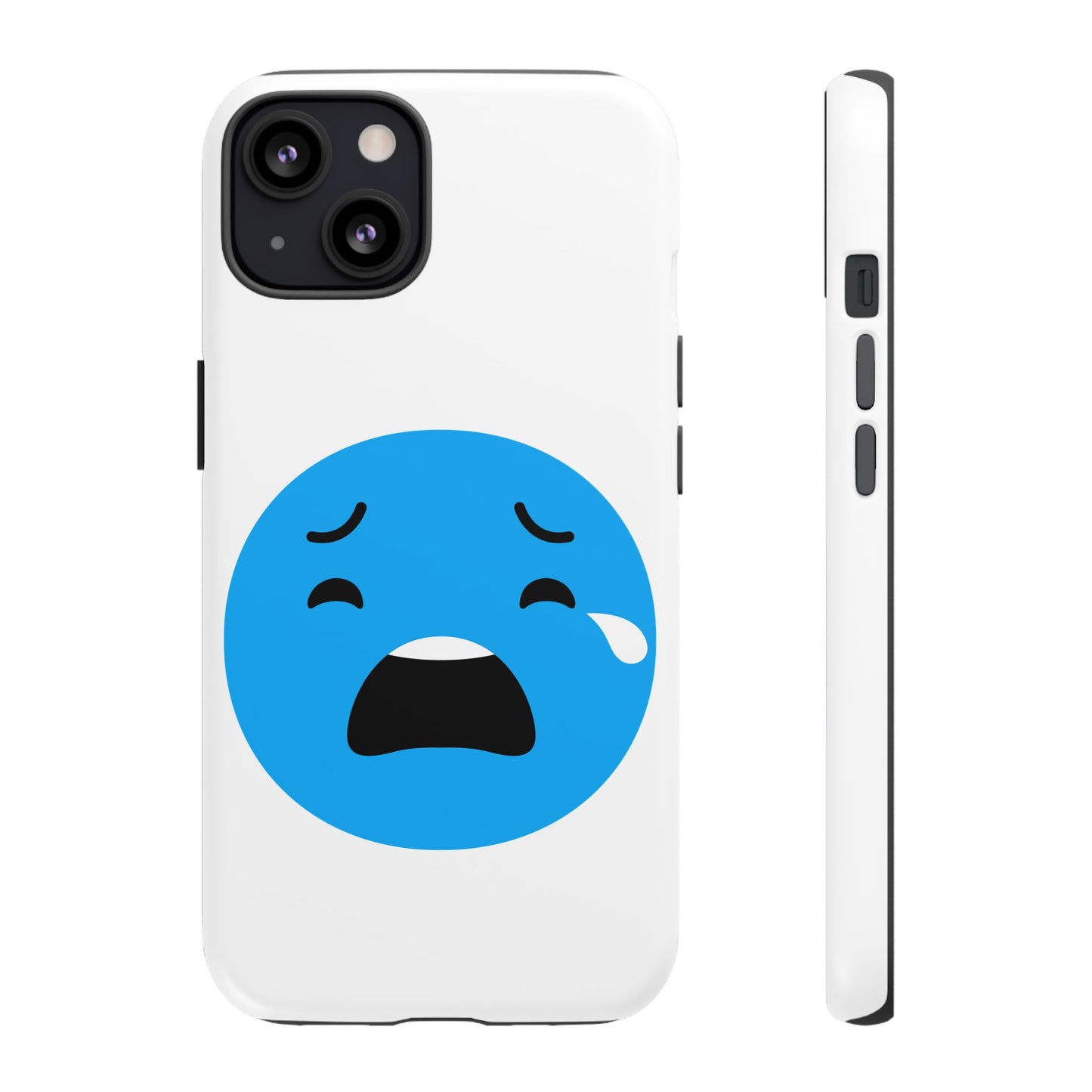 Funny Sad Face Phone Case - Tough and Stylish