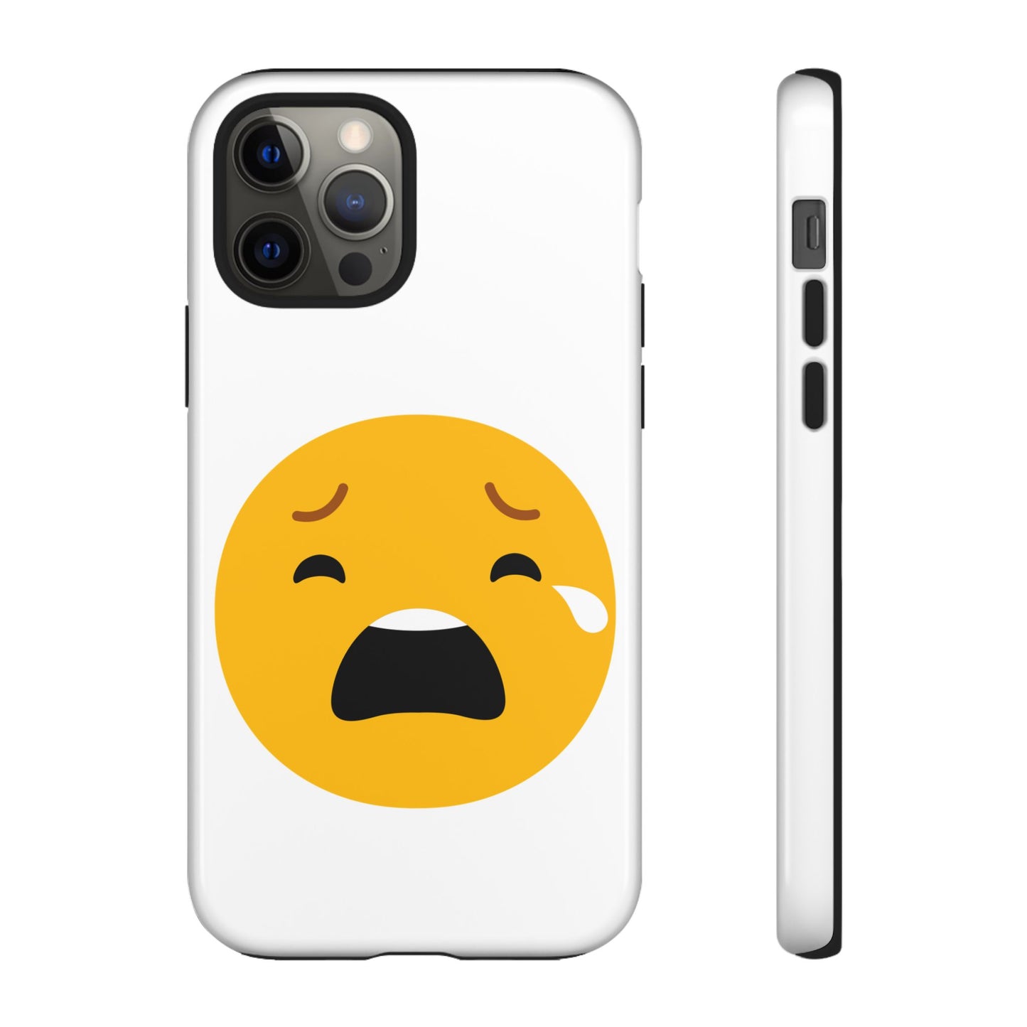 Emotional Tough Case – Sad Emoji Phone Case for Supportive Gifts