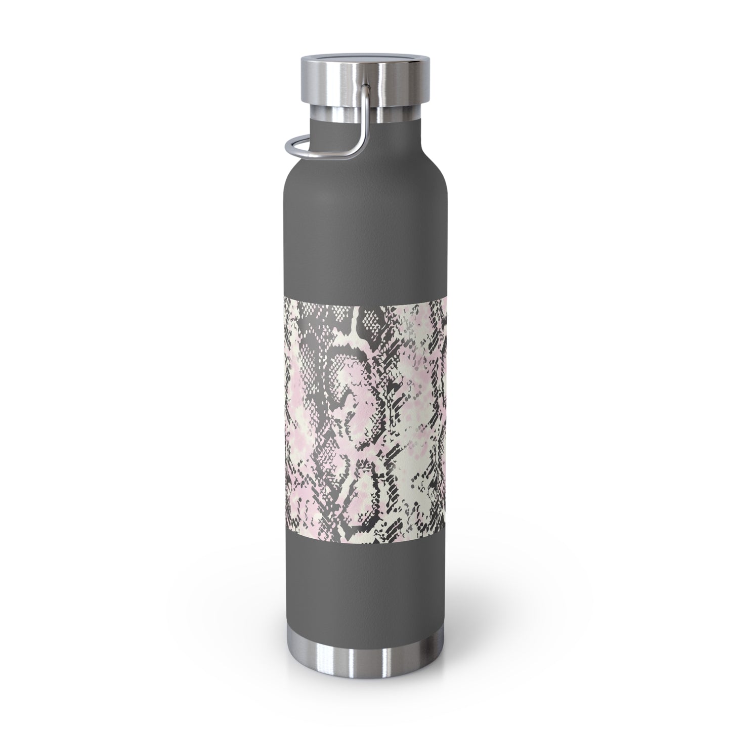 Trendy Snakeskin Insulated Water Bottle - 22oz - Perfect for Travel & Outdoor Adventures