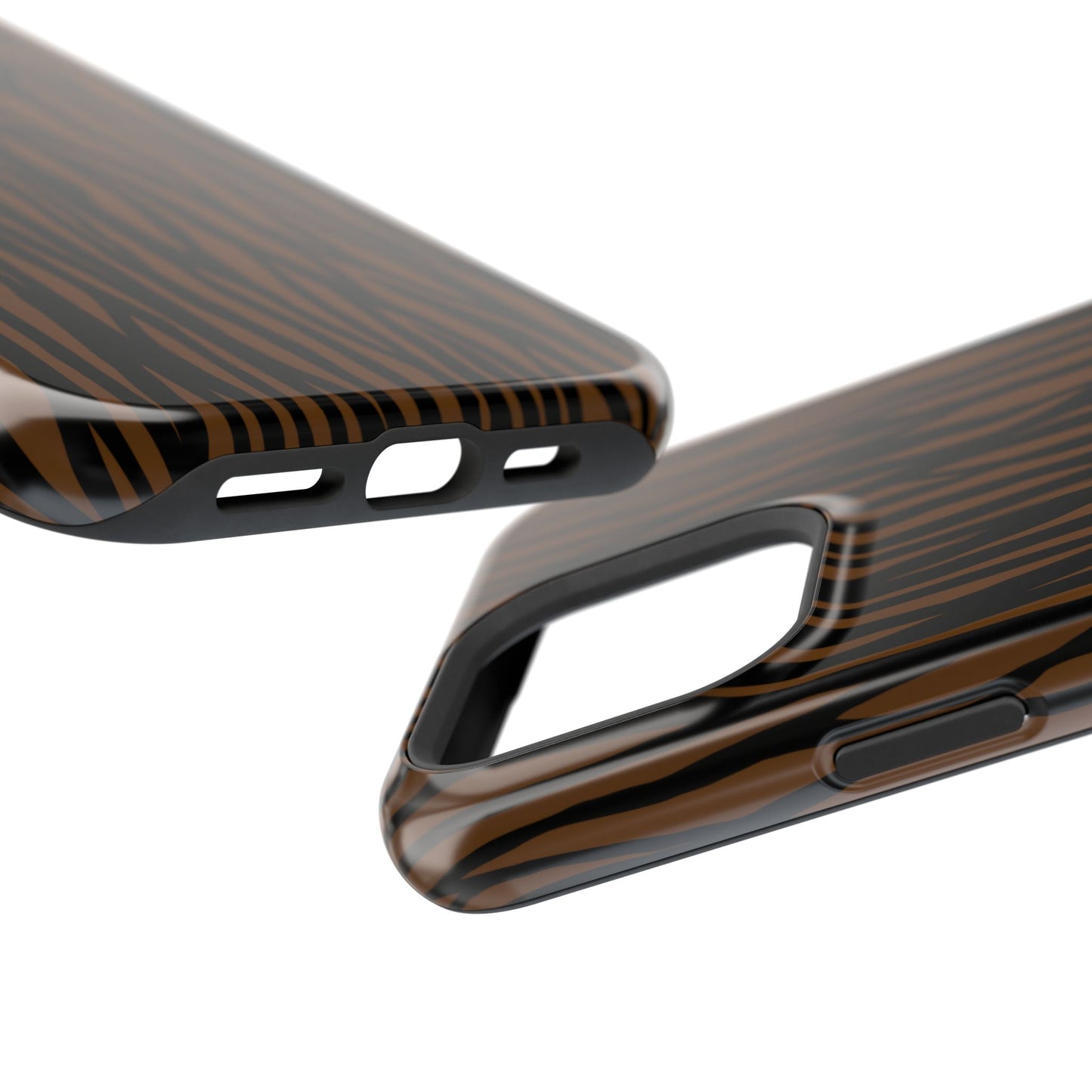 Stylish Magnetic Tough Phone Case - Bold Striped Design