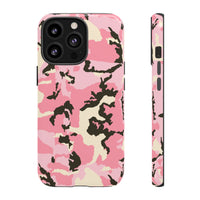Stylish Pink Camouflage Phone Case – Tough Cases for Trendsetters