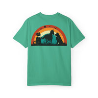 Rainbow Animal Scene Unisex T-Shirt - Nature Lover's Gift