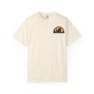 Retro Sunset Dinosaur Unisex T-Shirt