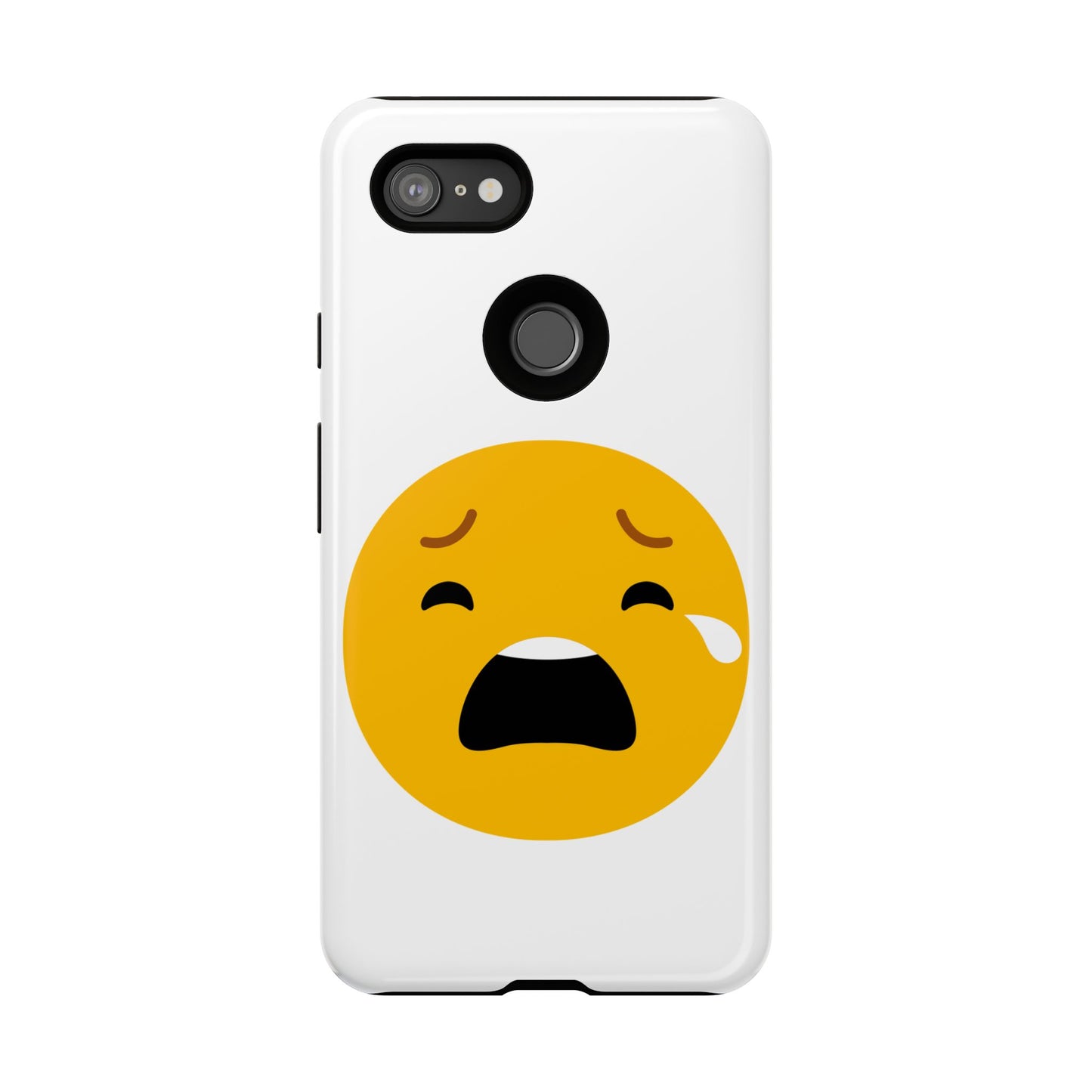 Emotional Tough Case – Sad Emoji Phone Case for Supportive Gifts