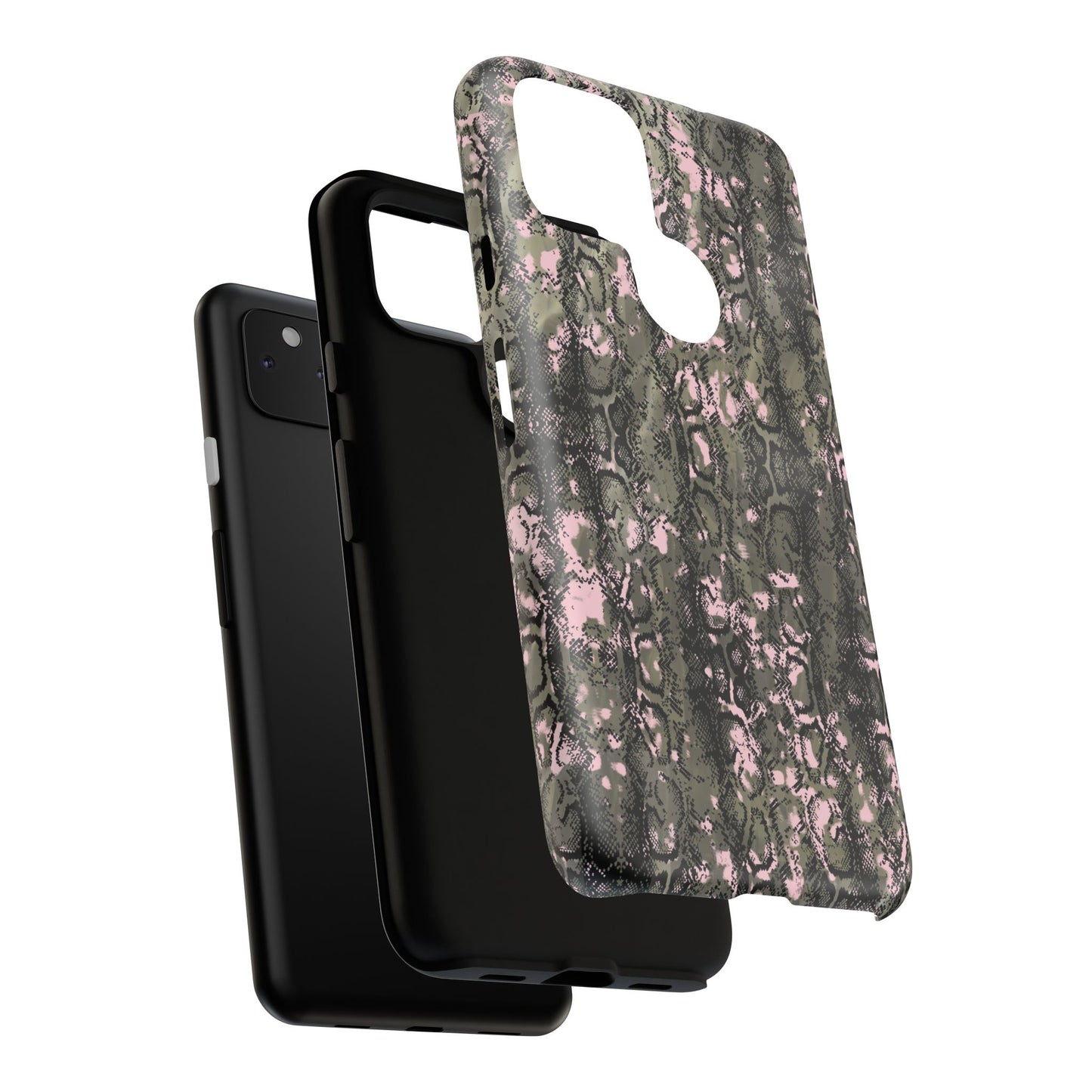 Stylish Snake Print Phone Case for Tough Protection