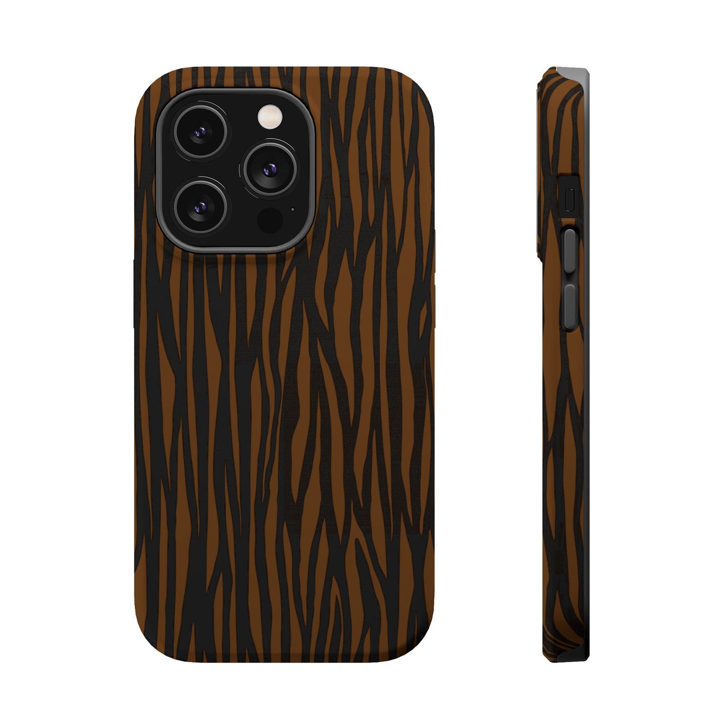Stylish Magnetic Tough Phone Case - Bold Striped Design