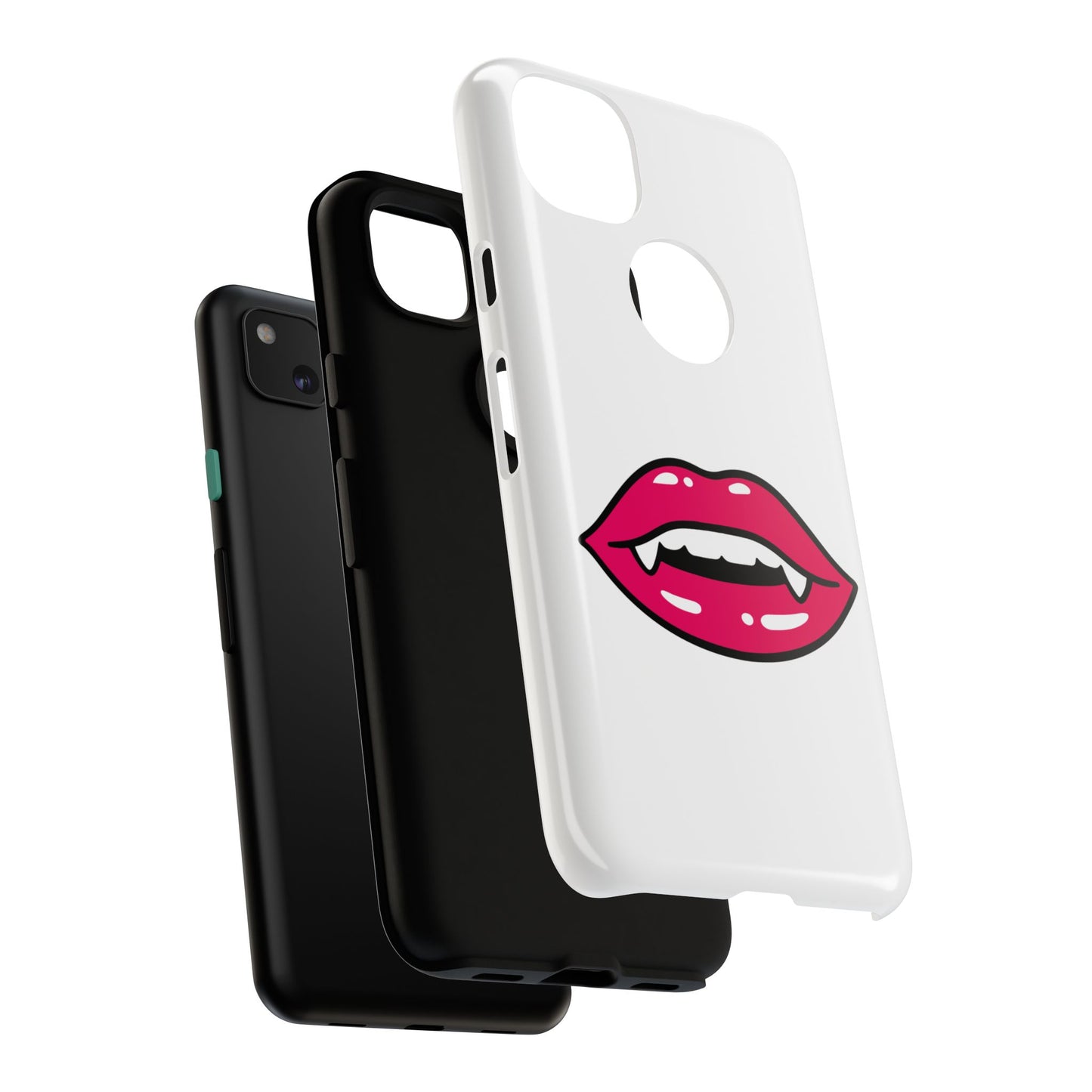 Vampire Mouth Phone Case - Tough Cases for Halloween, Gift for Spooky Lovers, Quirky Phone Accessories, Fun Tech Gear