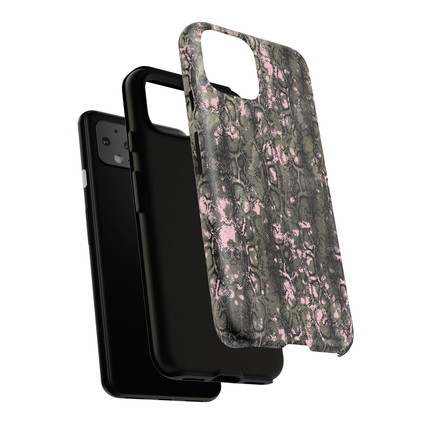Stylish Snake Print Phone Case for Tough Protection