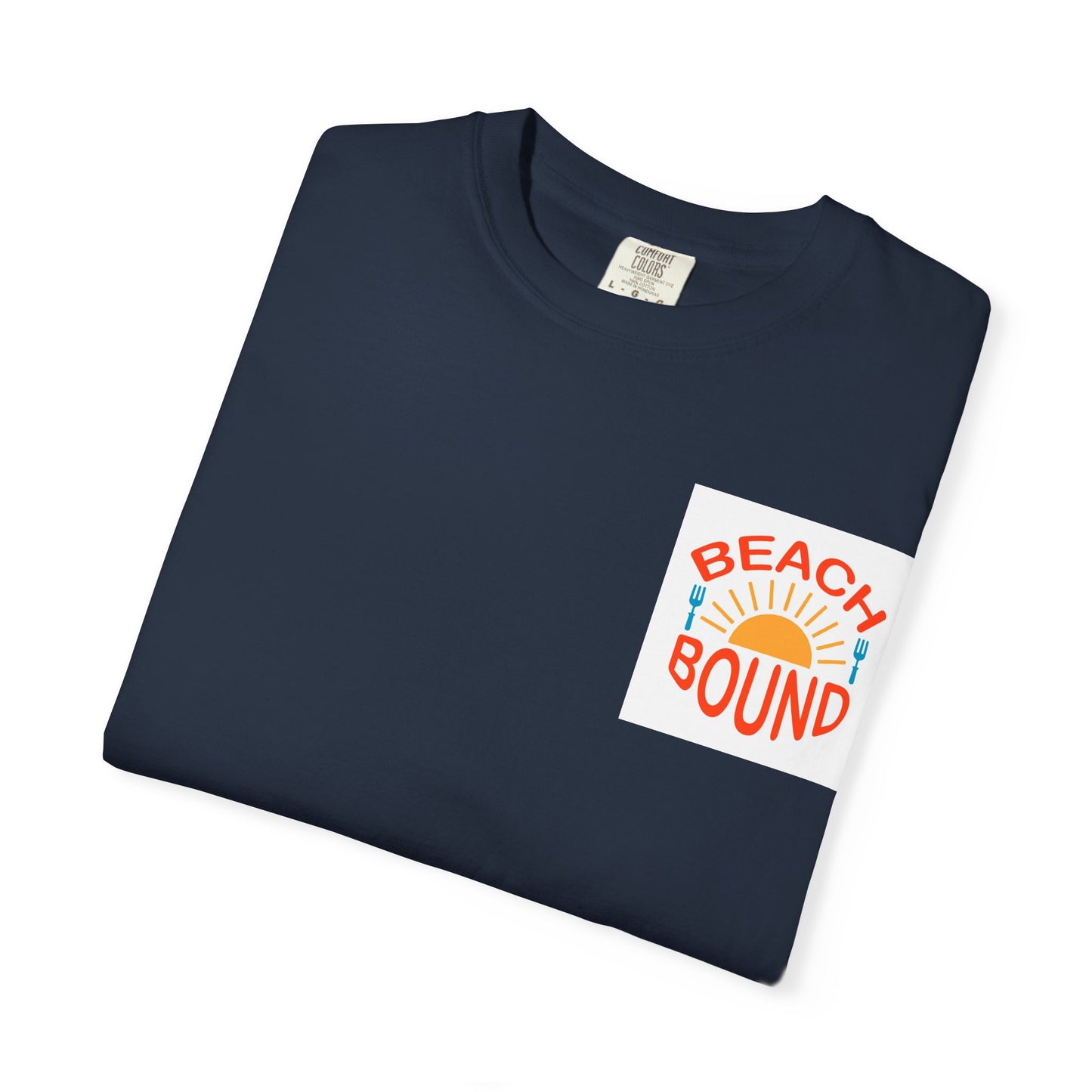 Beach Bound Unisex Garment-Dyed T-Shirt, Summer Vibes, Casual Wear, Beach Trip, Vacation Shirt, Outdoor Activities