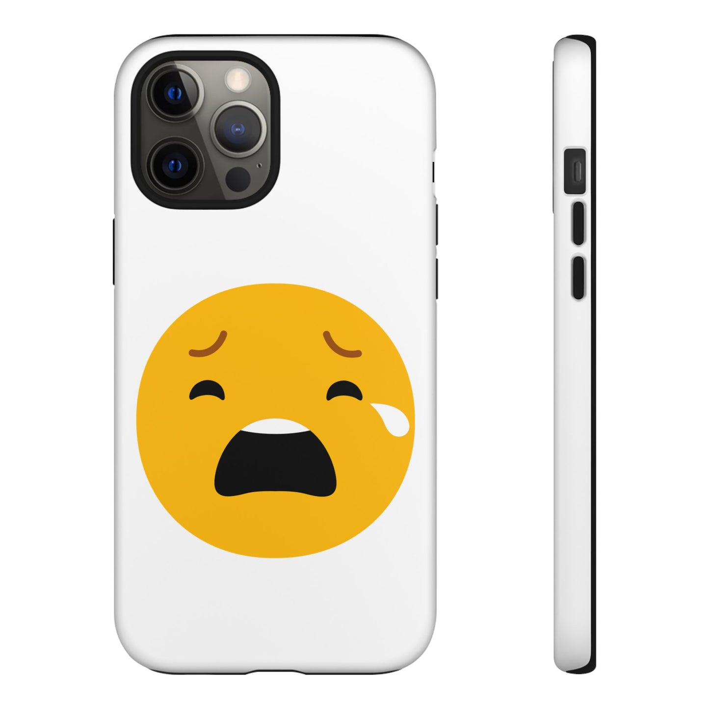 Emotional Tough Case – Sad Emoji Phone Case for Supportive Gifts