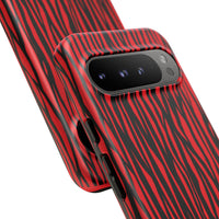 Bold Zebra Print Phone Case - Tough Protection for Trendsetters