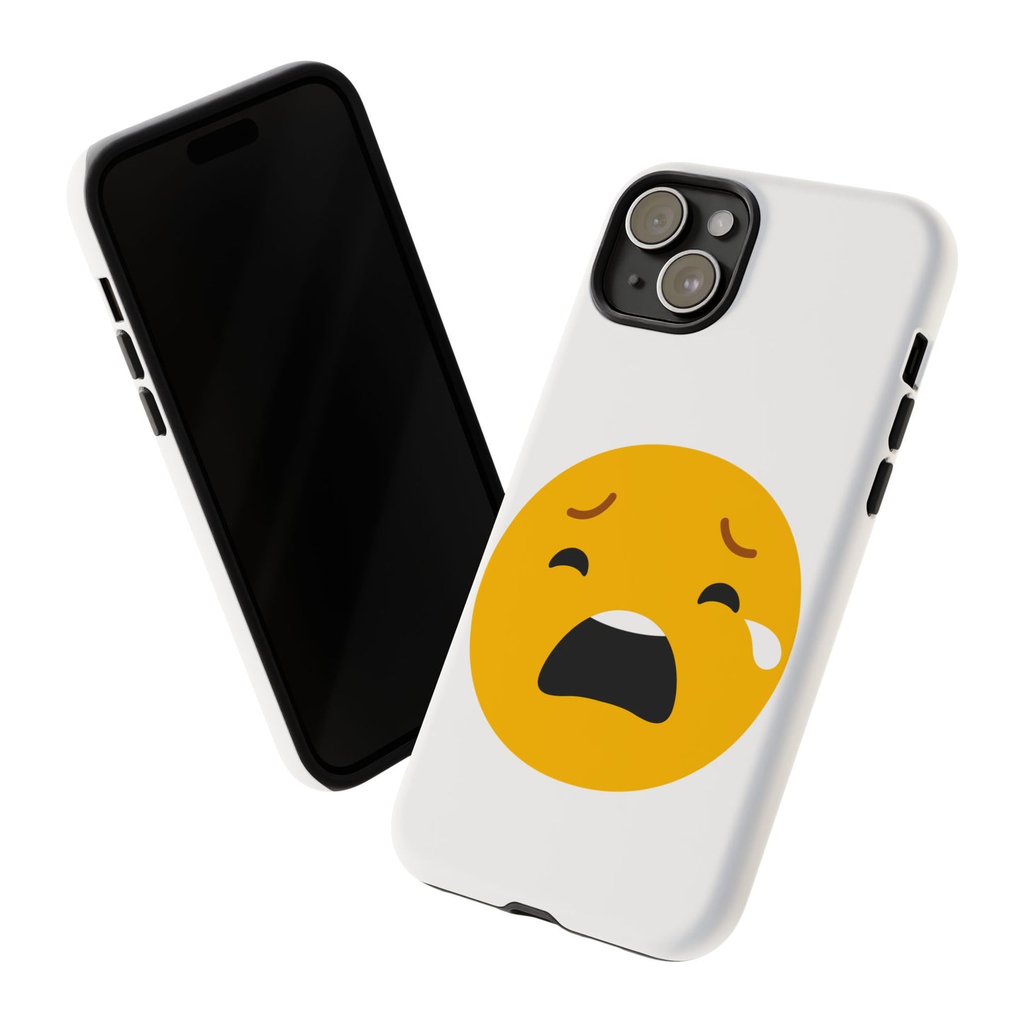 Emotional Tough Case – Sad Emoji Phone Case for Supportive Gifts