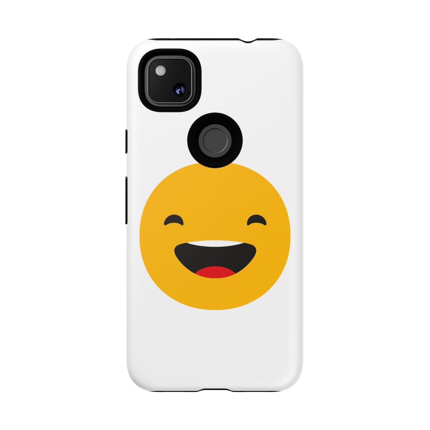 Happy Face Tough Phone Case - Durable Protection with Smile Design