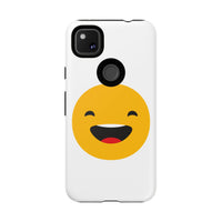 Happy Face Tough Phone Case - Durable Protection with Smile Design