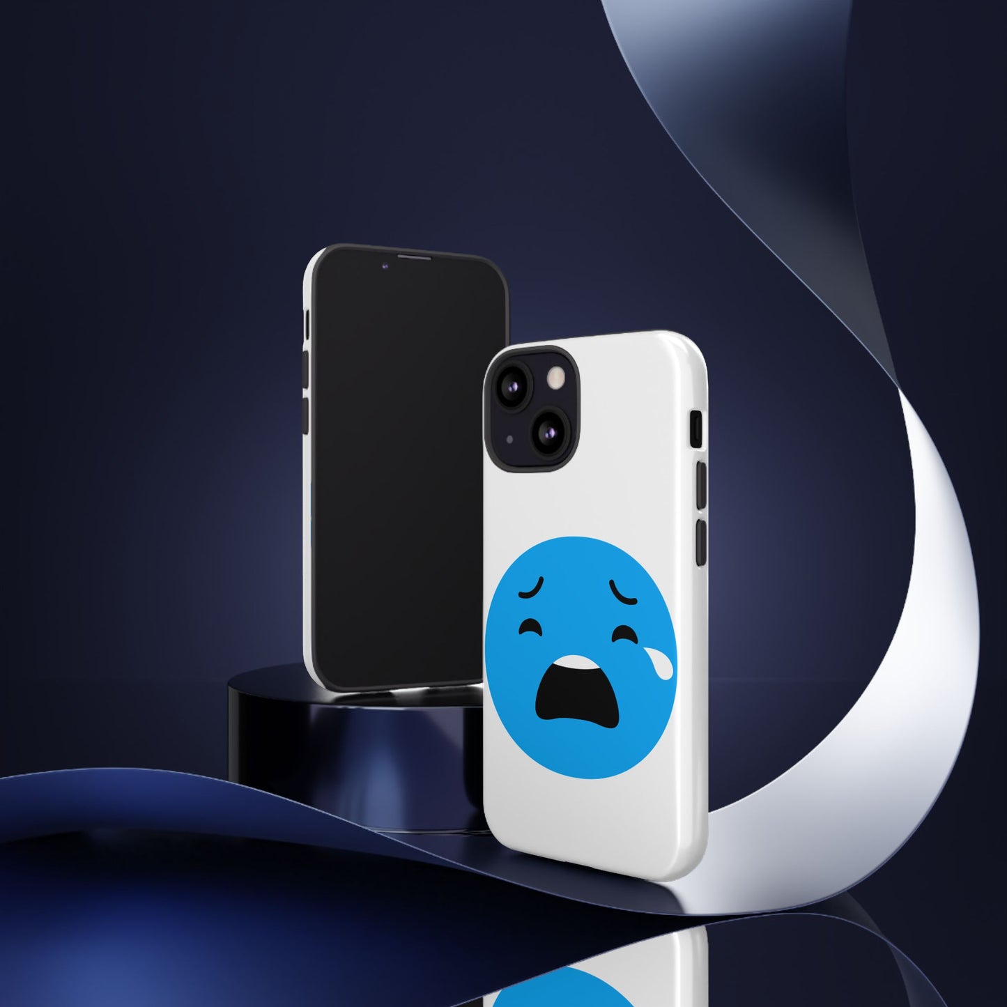 Funny Sad Face Phone Case - Tough and Stylish