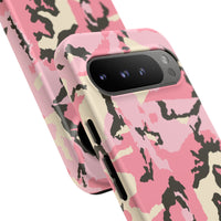 Stylish Pink Camouflage Phone Case – Tough Cases for Trendsetters