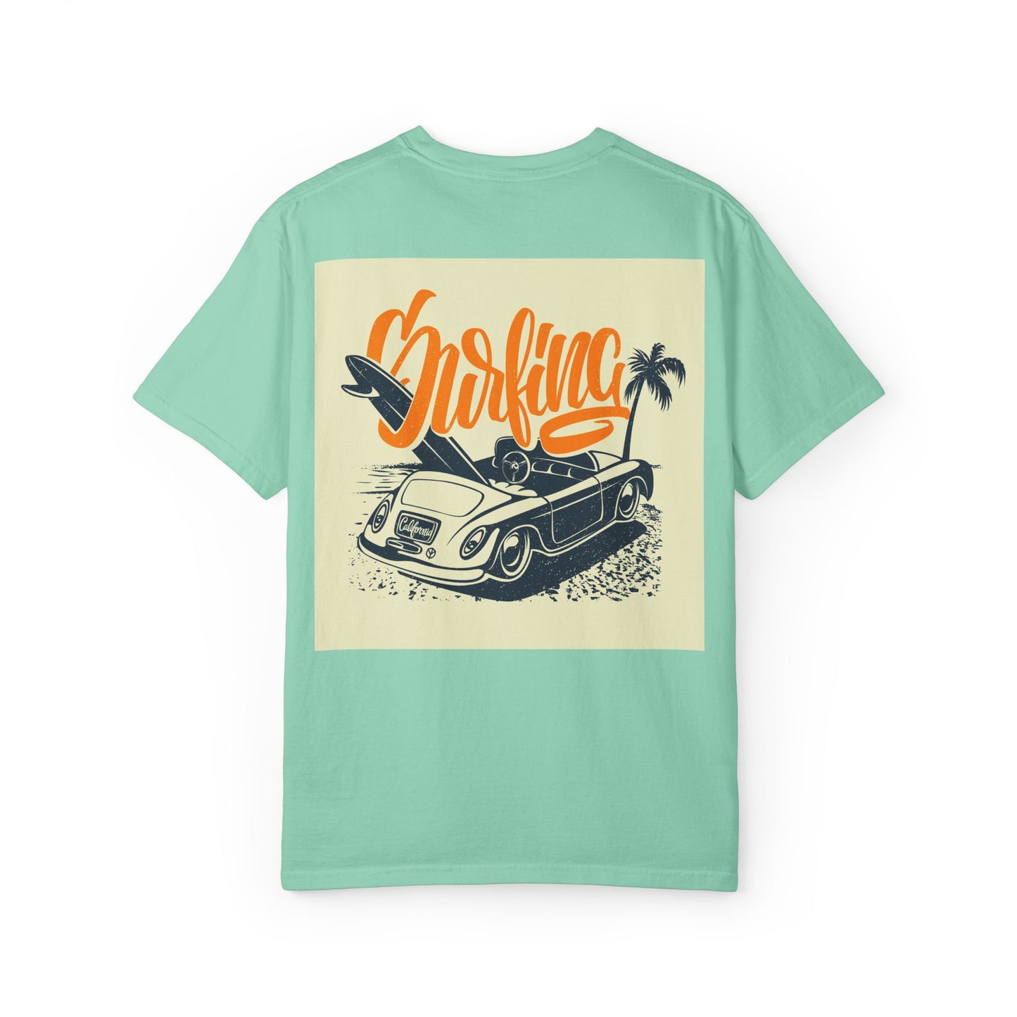 Retro Surfing Unisex T-Shirt, Beach Vibe Tee, Summer Casual Wear, Vacation Shirt, Surf Lover Gift, Ocean Adventure Top