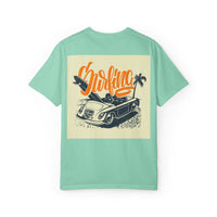 Retro Surfing Unisex T-Shirt, Beach Vibe Tee, Summer Casual Wear, Vacation Shirt, Surf Lover Gift, Ocean Adventure Top