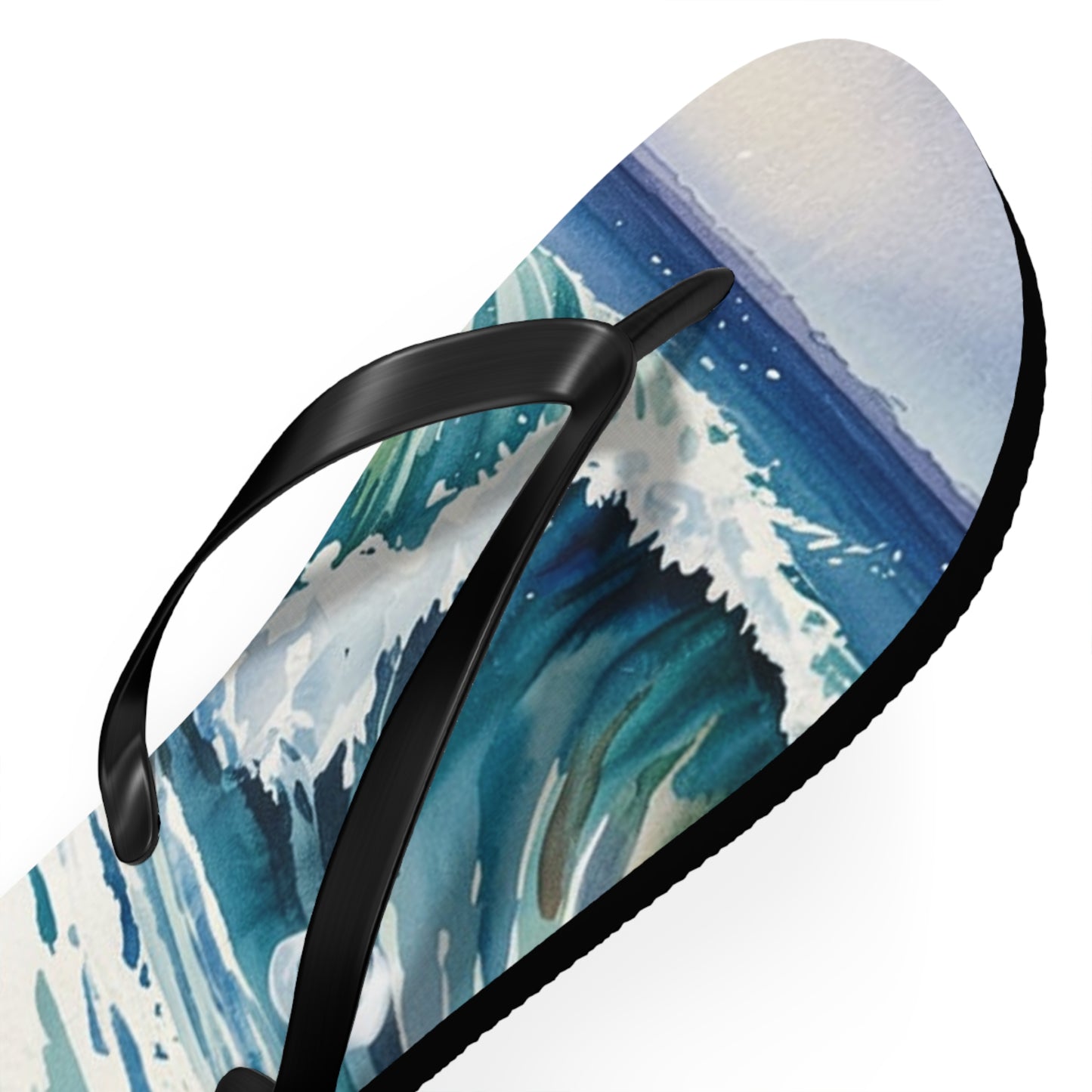 Ocean Wave Flip Flops - Summer Beach Footwear