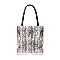 Elegant Python Print Tote Bag - Stylish and Trendy Carryall for Everyday Use