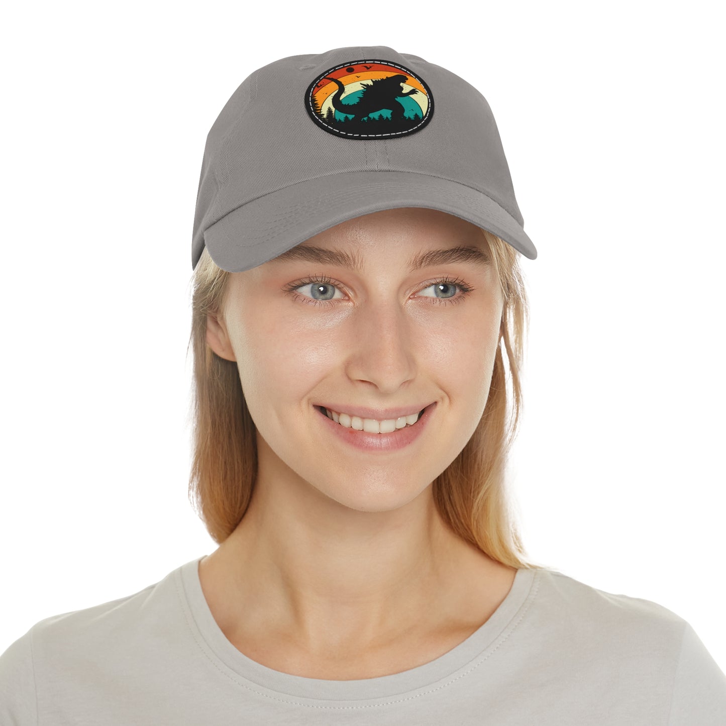 Adventure Dad Hat with Leather Patch – Perfect for Outdoor Enthusiasts